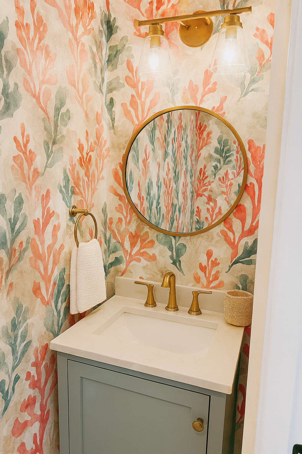 Coral Tango Wallpaper