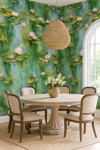 Lily Drift Wallpaper