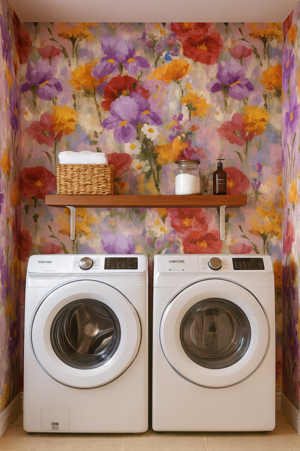 Impressionist Bloom Wallpaper