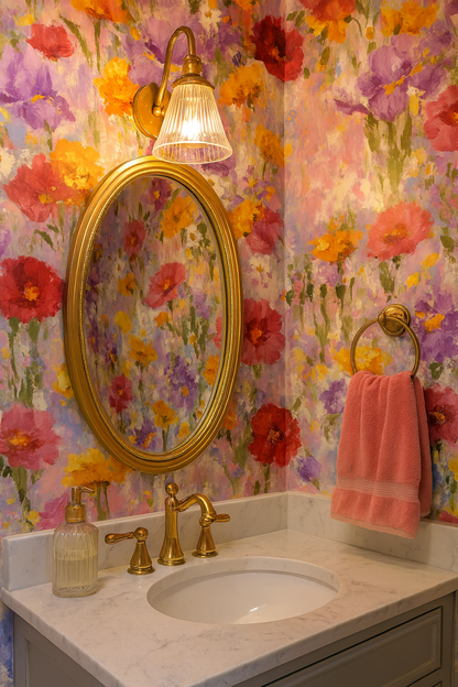 Impressionist Bloom Wallpaper