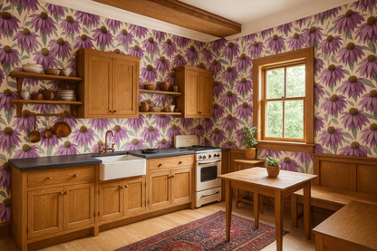 Coneflower Waltz Wallpaper