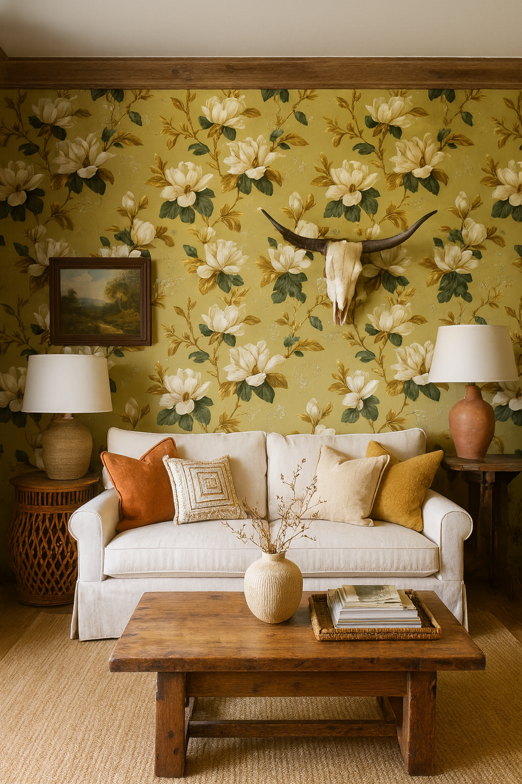 Magnolia Moonlight Wallpaper