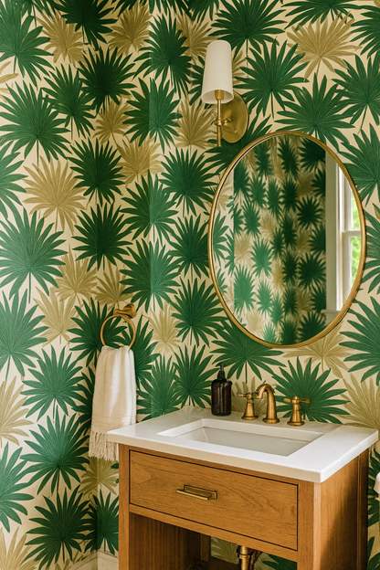 Palm Parade Wallpaper