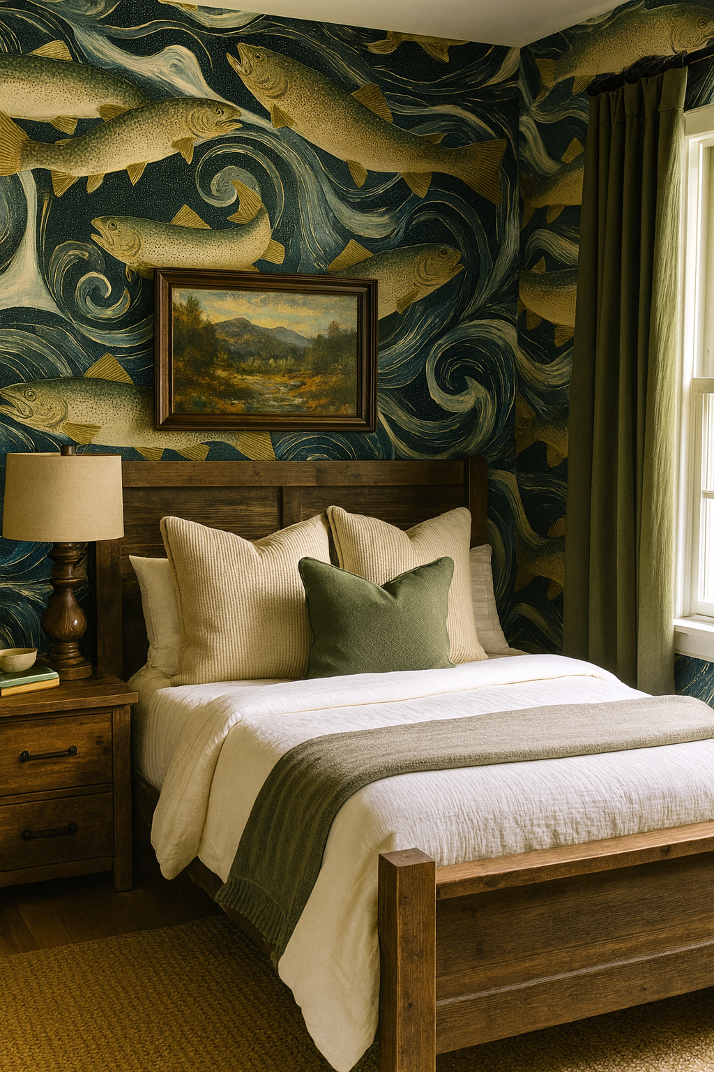 Trout Waltz Wallpaper