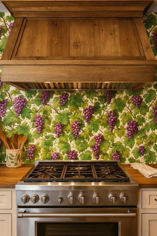 Vineyard Whimsy Wallpaper