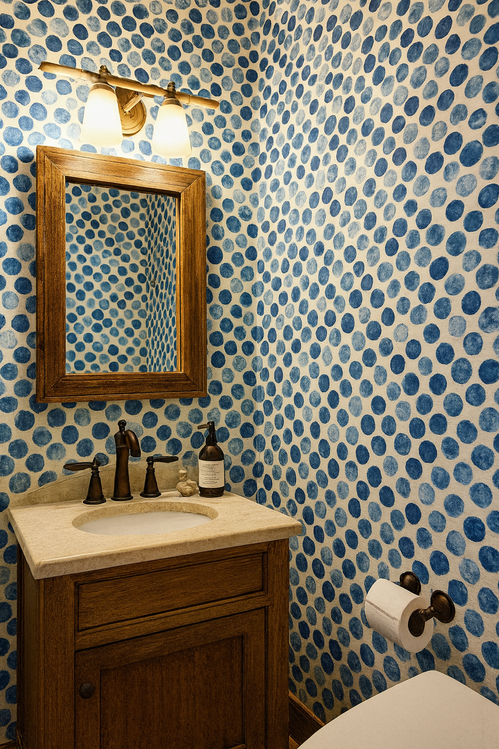 Bubbled Ink Wallpaper