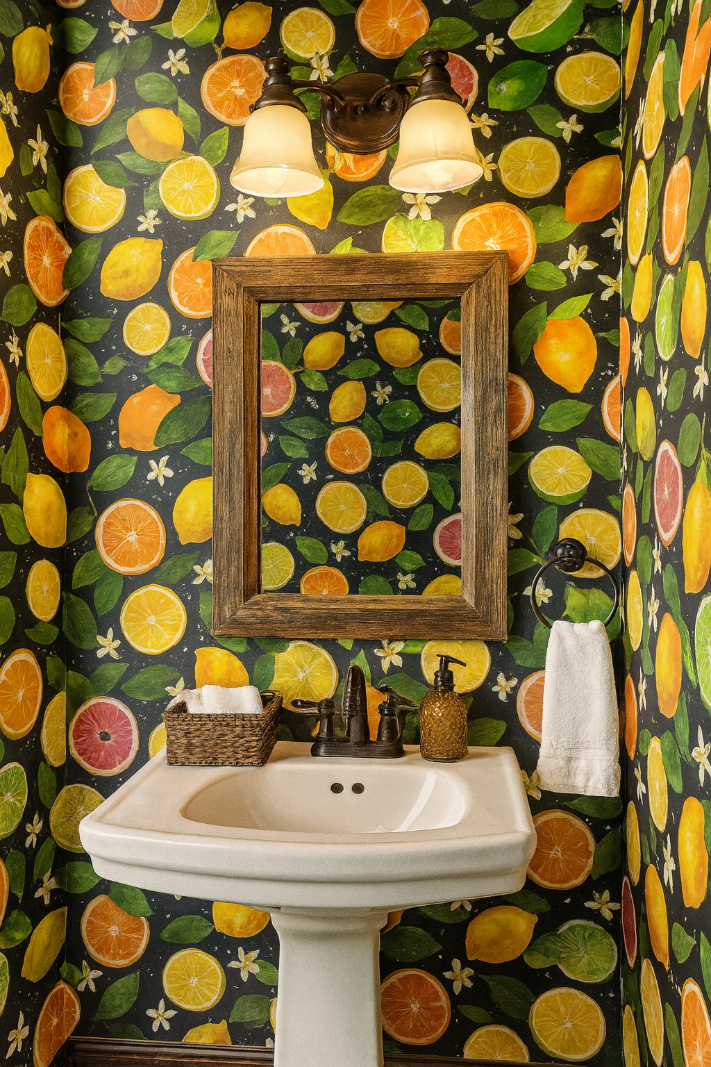 Citrus Noir Carnival Wallpaper