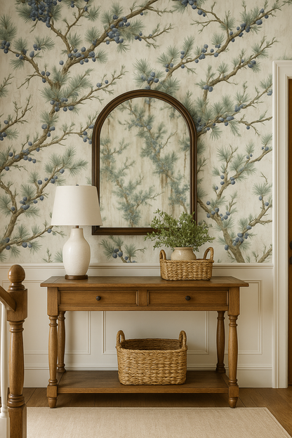 Juniper Branches Wallpaper