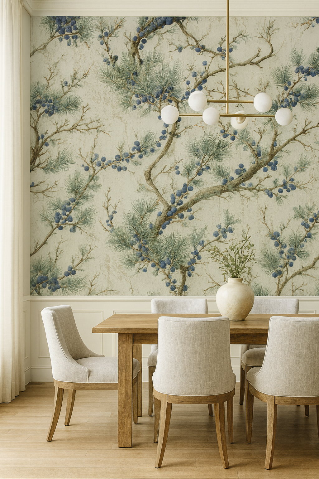 Juniper Branches Wallpaper