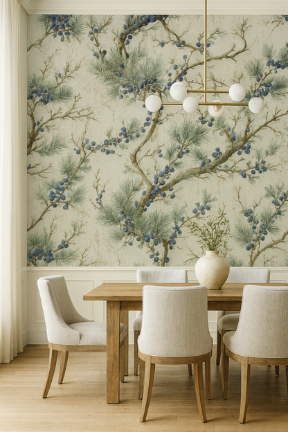 Juniper Branches Wallpaper