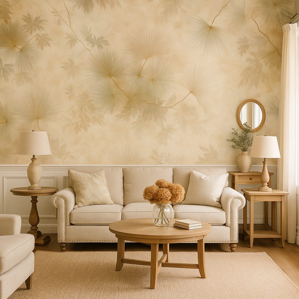 Palmetto Veil Wallpaper