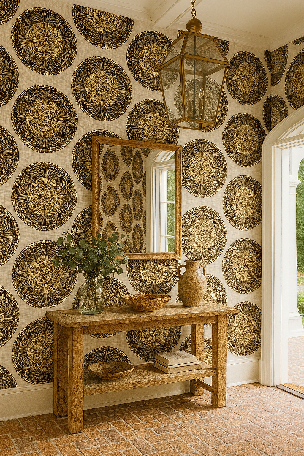 Sweetgrass Weave Wallpaper