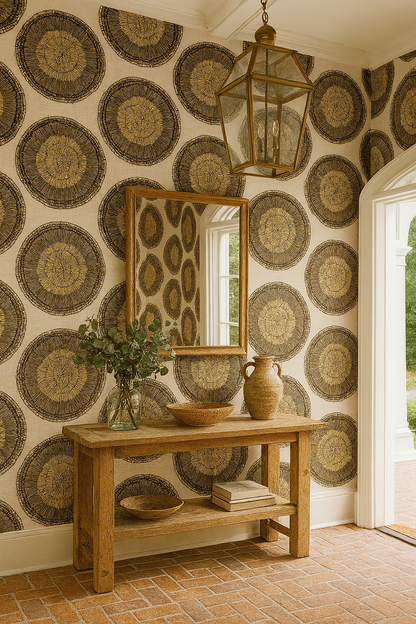 Sweetgrass Weave Wallpaper