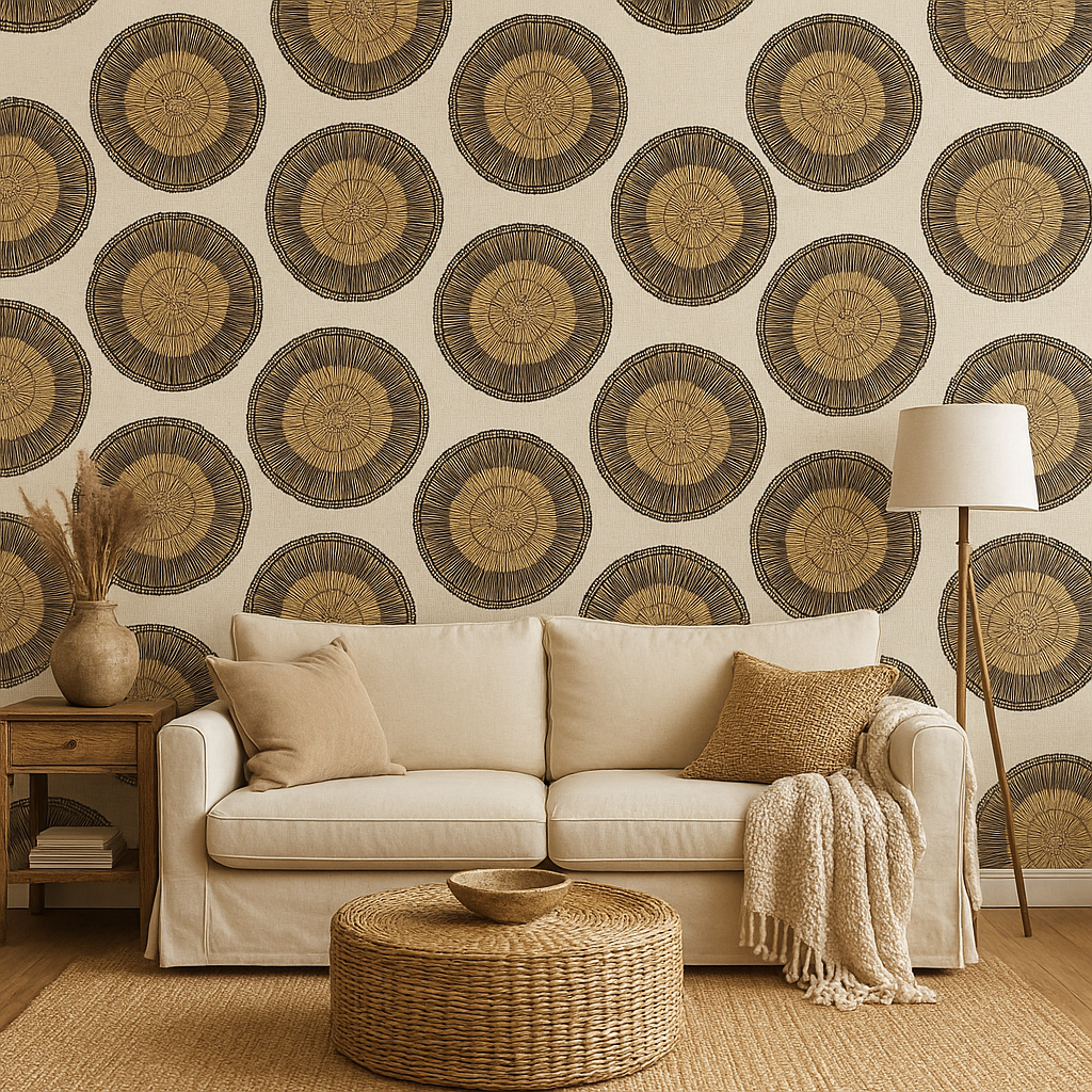 Sweetgrass Weave Wallpaper
