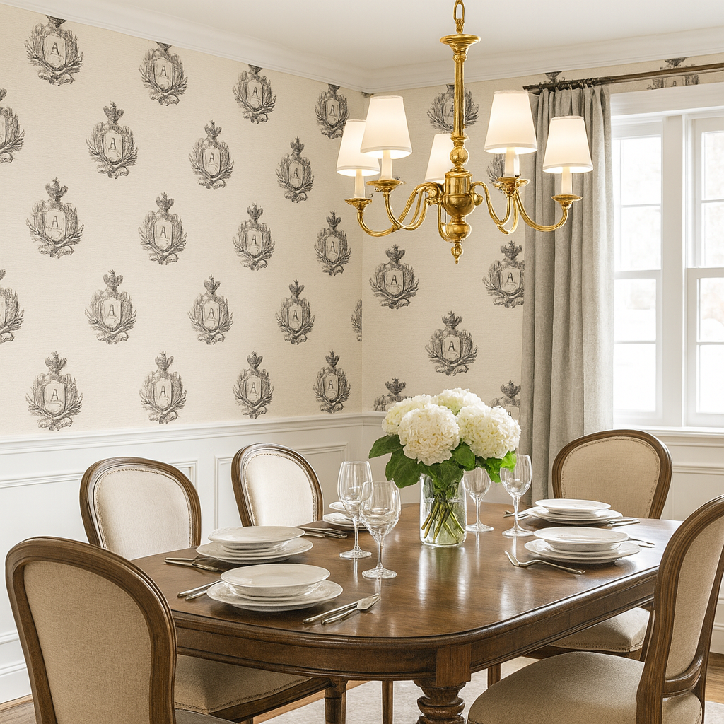 Monogram Manor Wallpaper