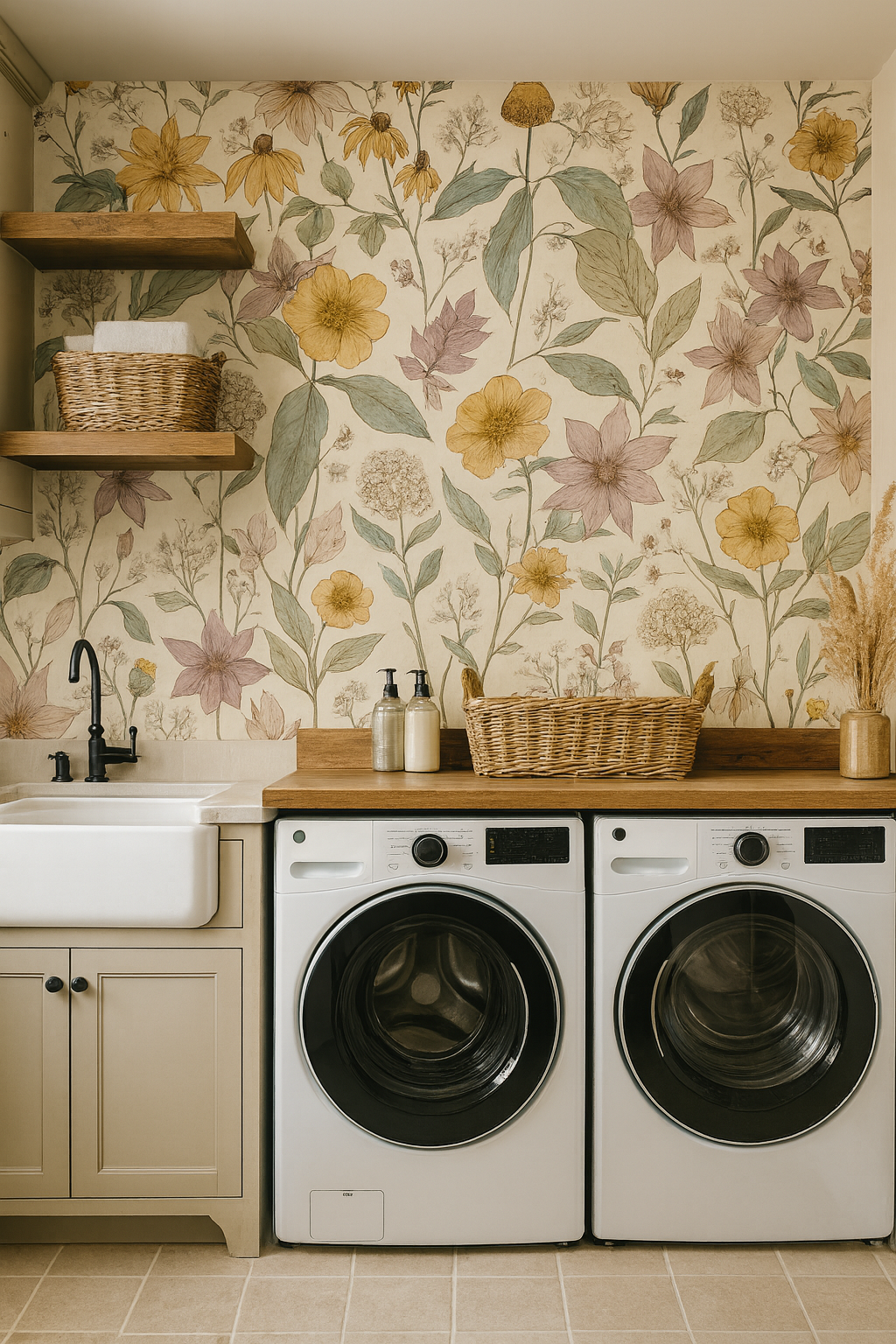 Wildflower Meadow Wallpaper