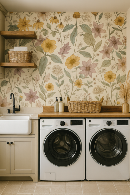 Wildflower Meadow Wallpaper