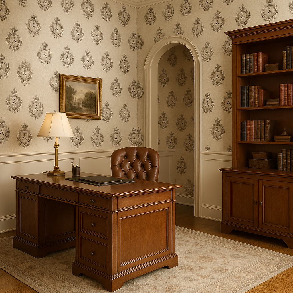 Monogram Manor Wallpaper