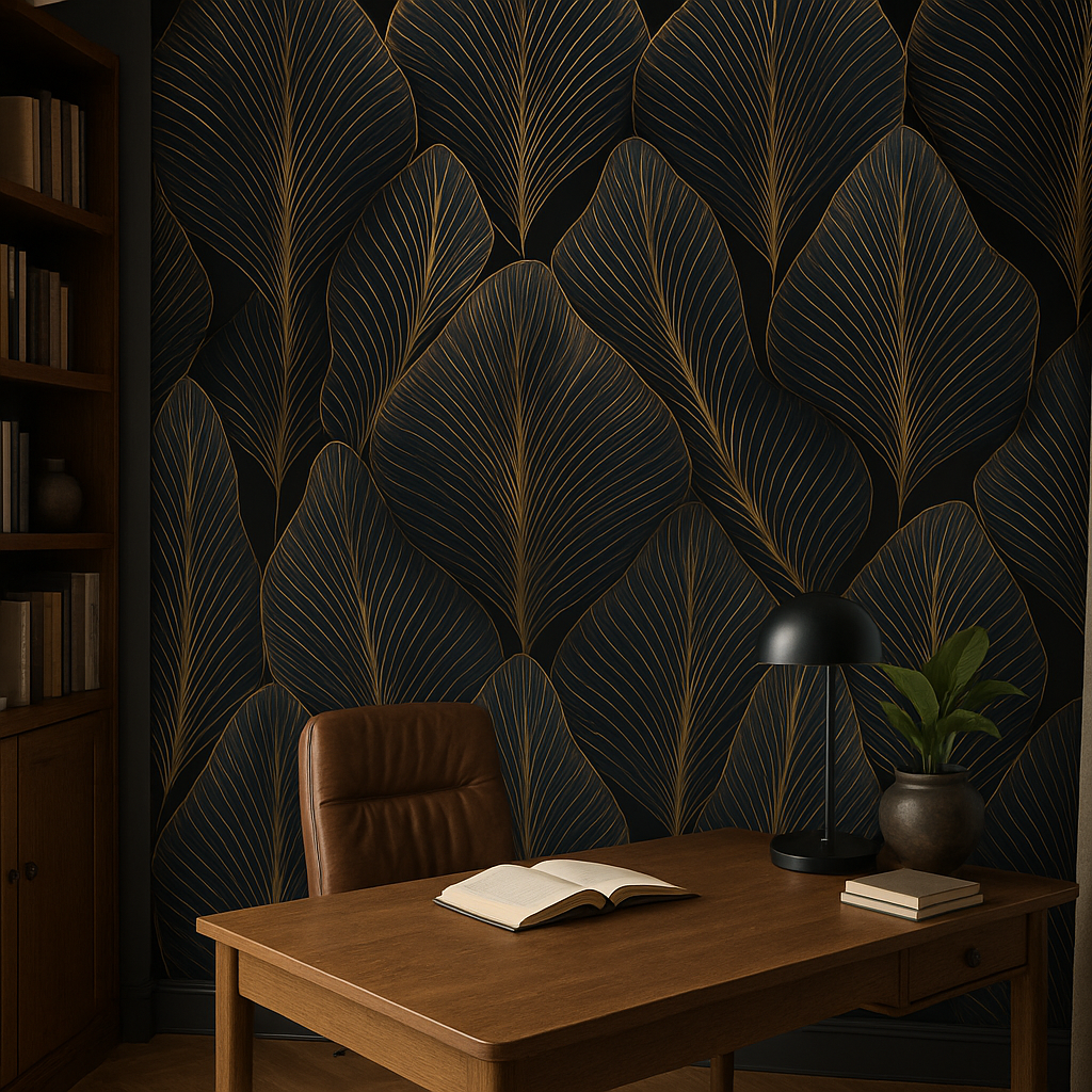 Midnight Frond Wallpaper