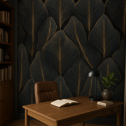 Midnight Frond Wallpaper