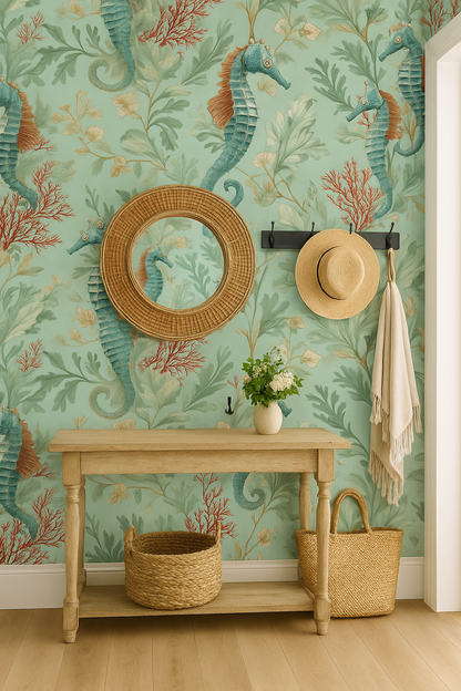 Coral Carousel Wallpaper