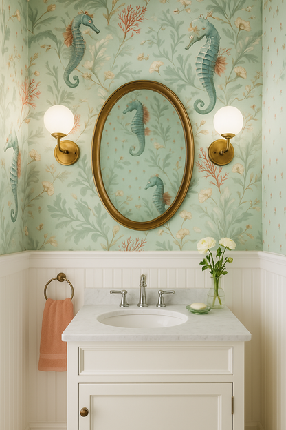 Coral Carousel Wallpaper