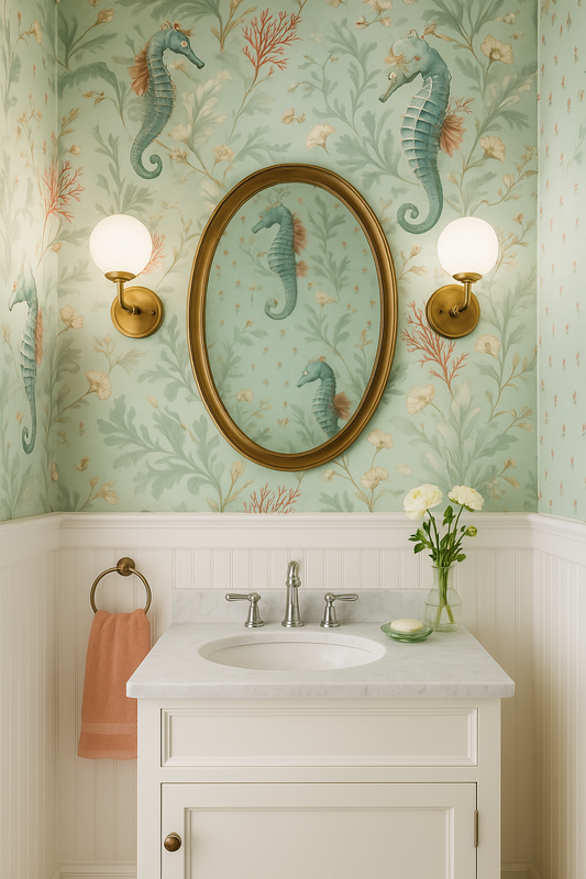 Coral Carousel Wallpaper