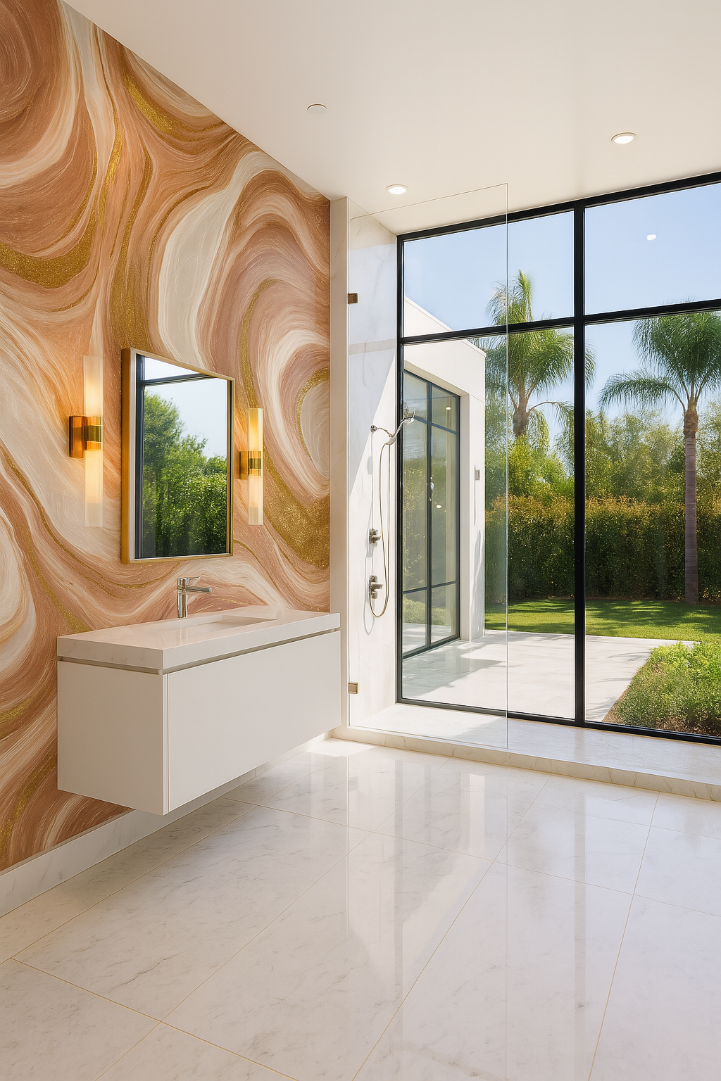 Rosé Marble Wallpaper