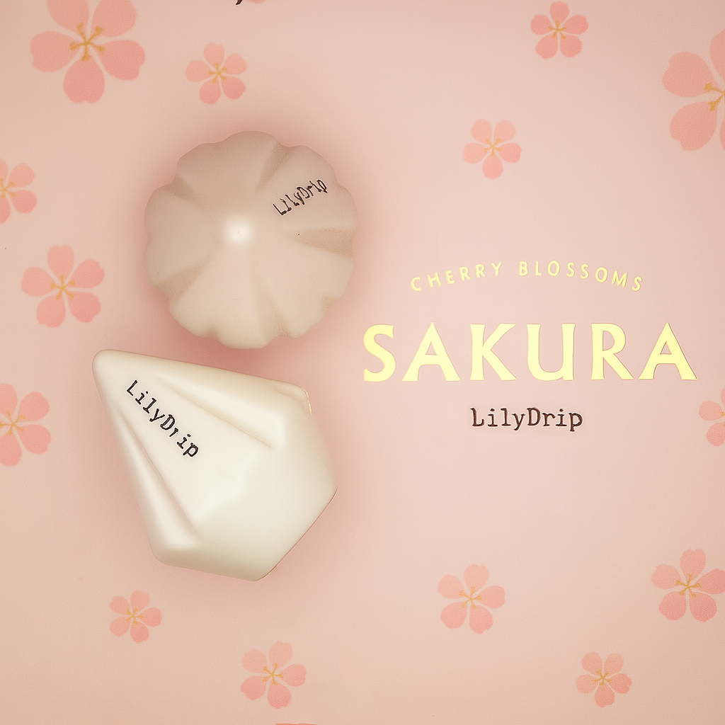 Sakura – Ceramic Pour-over Coffee Accessory for Cone Drip Brewer, Fast Flow Rate