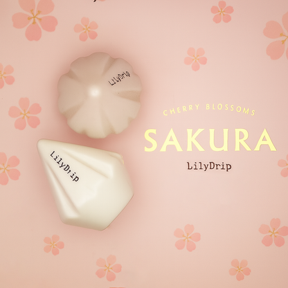 Sakura – Ceramic Pour-over Coffee Accessory for Cone Drip Brewer, Fast Flow Rate