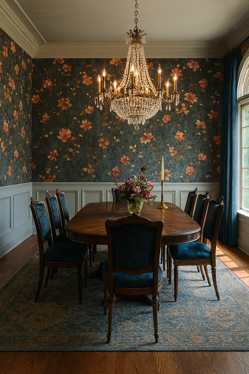 Rusted Bloom Wallpaper