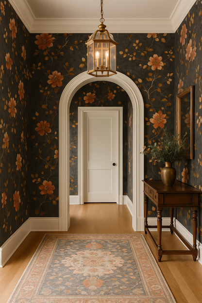 Rusted Bloom Wallpaper