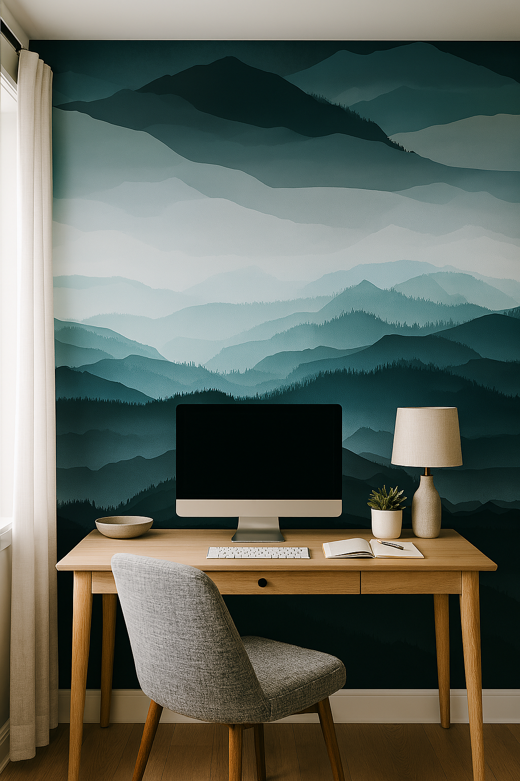 Smokestone Range Wallpaper