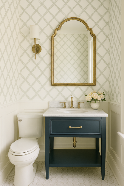 Manor Lattice Wallpaper