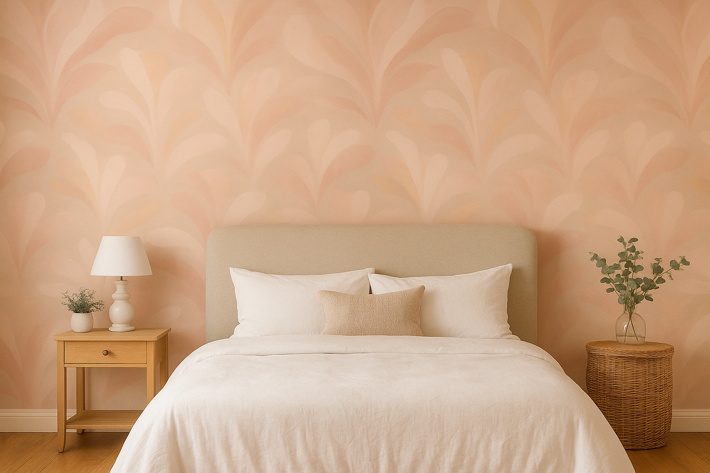 Rosewater Veil Wallpaper