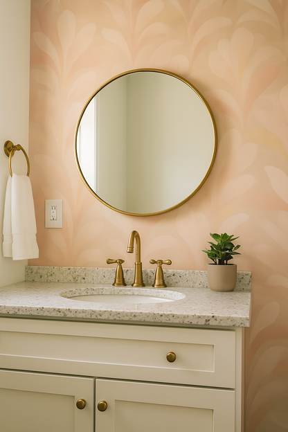 Rosewater Veil Wallpaper