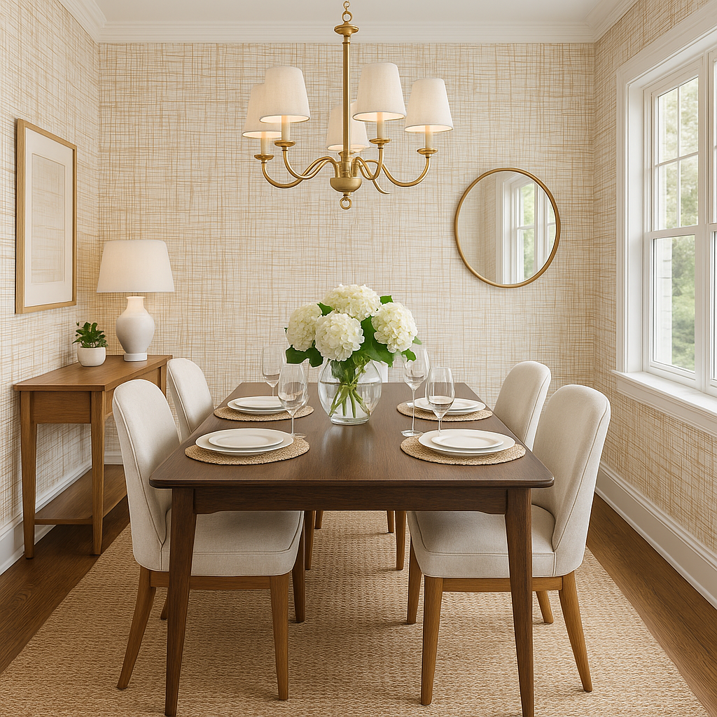 Linen Hatch Wallpaper