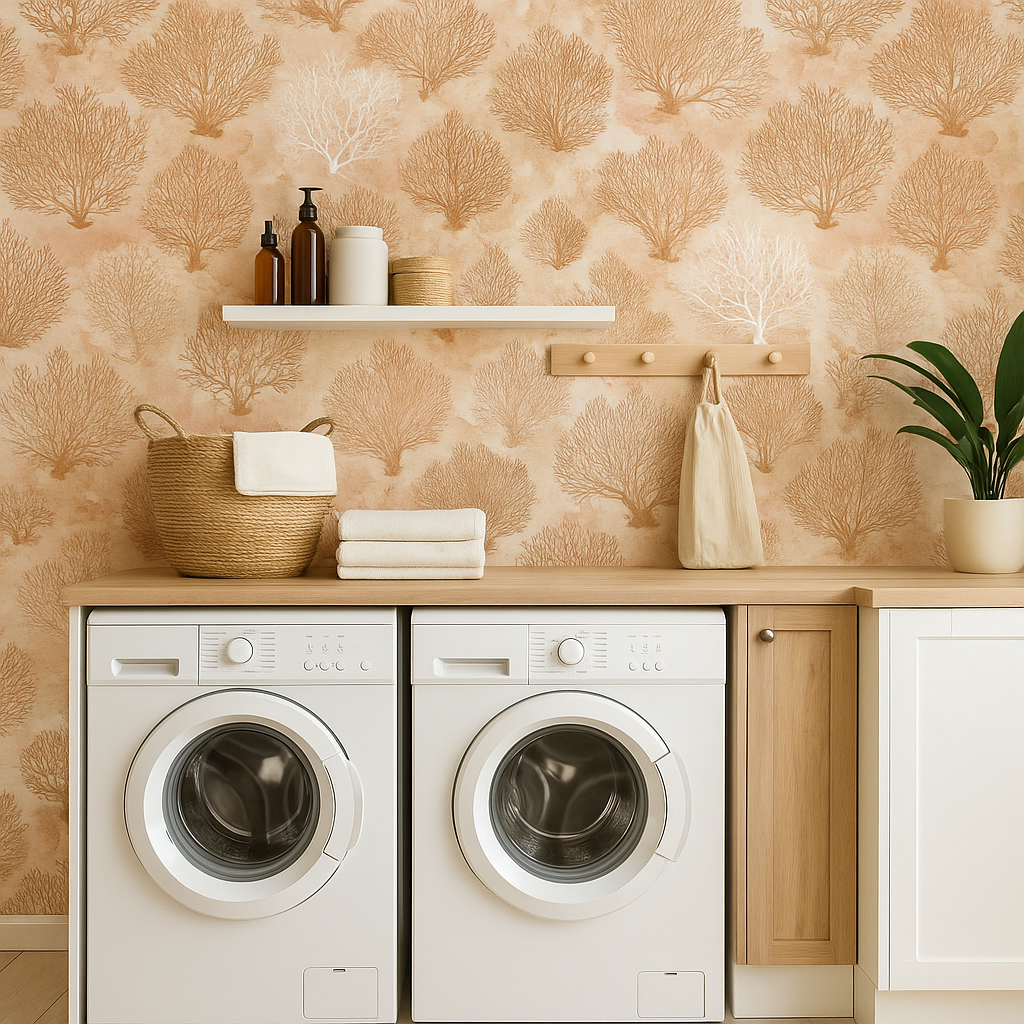 Terracotta Sea Fans Wallpaper