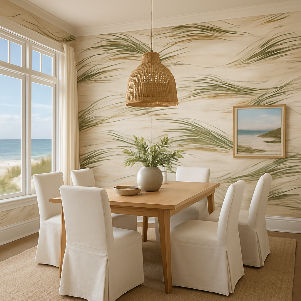 Windswept Grasses Wallpaper