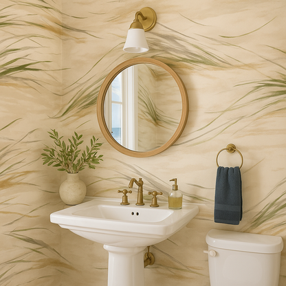 Windswept Grasses Wallpaper