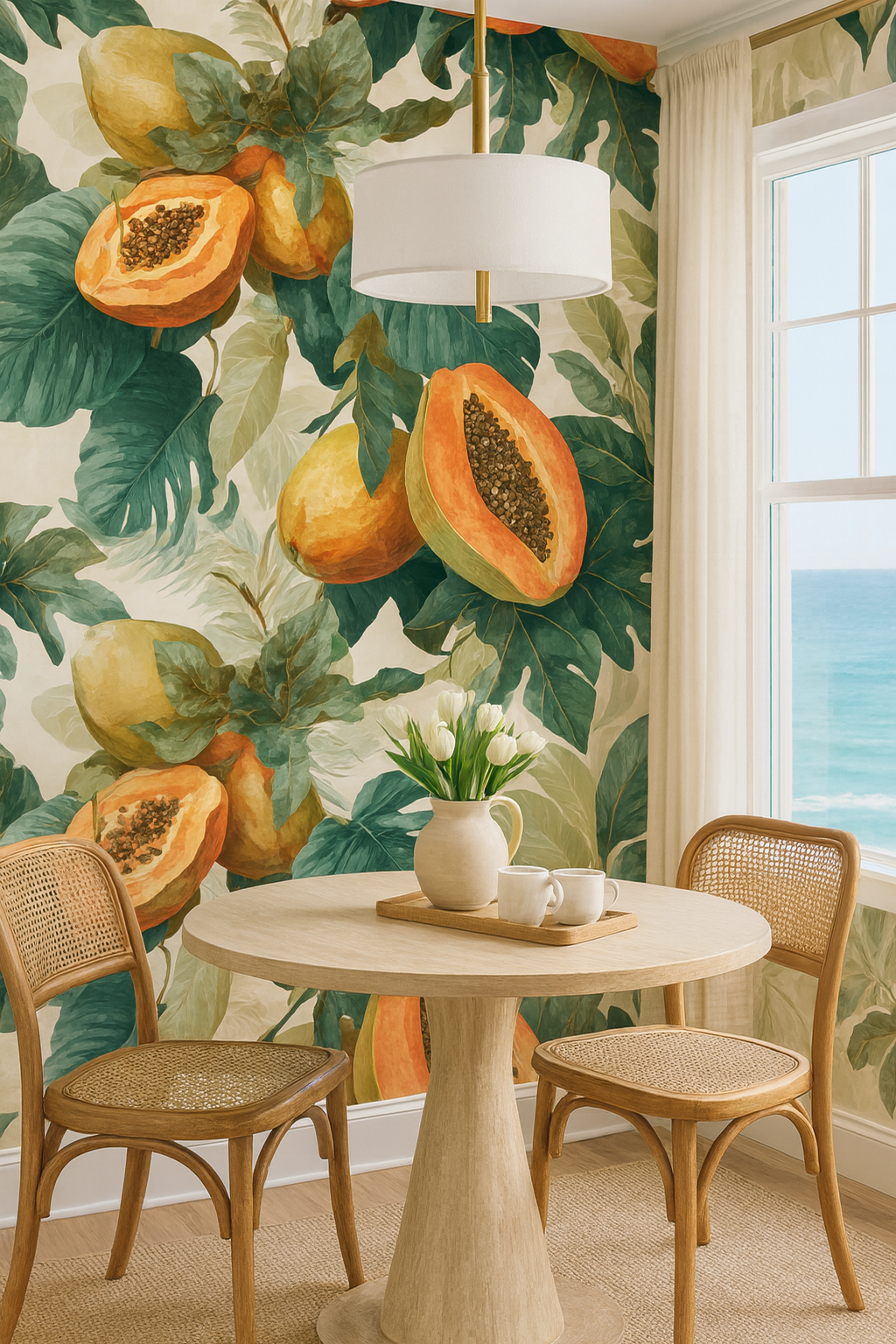 Papaya Mirage Wallpaper