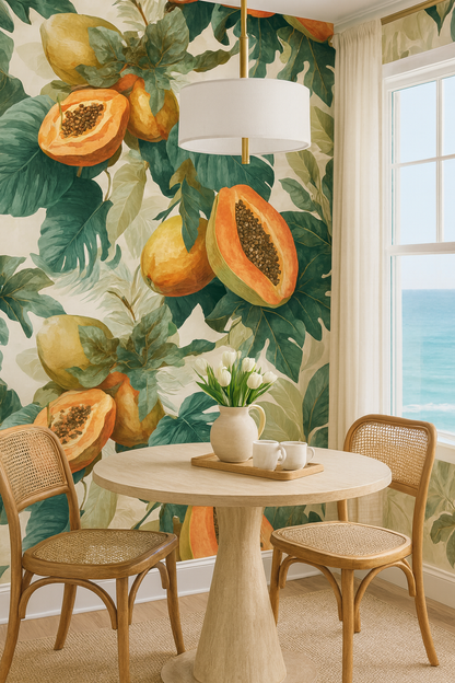 Papaya Mirage Wallpaper