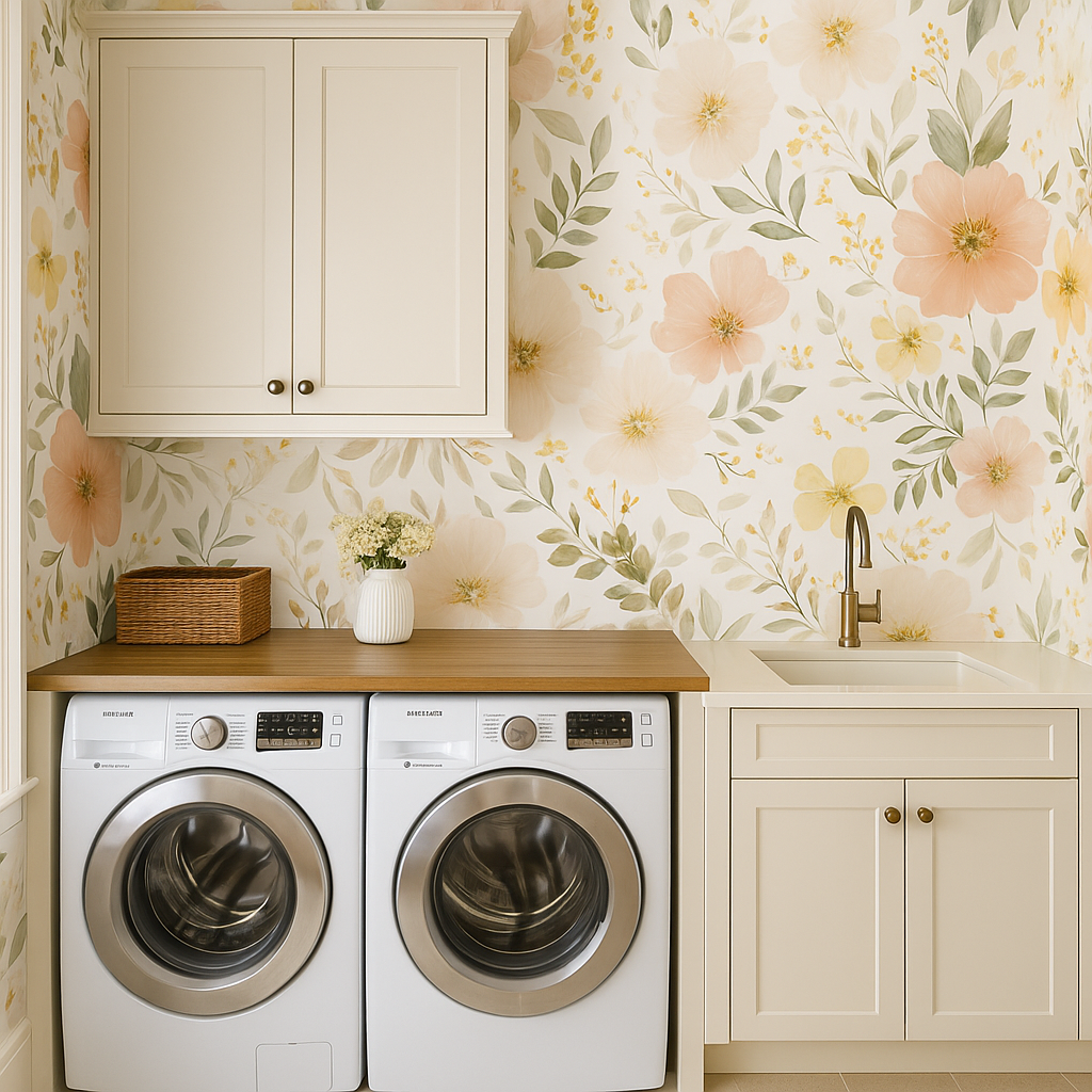 Meadowlight Blooms Wallpaper