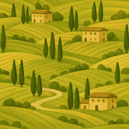 Tuscan Turn Wallpaper