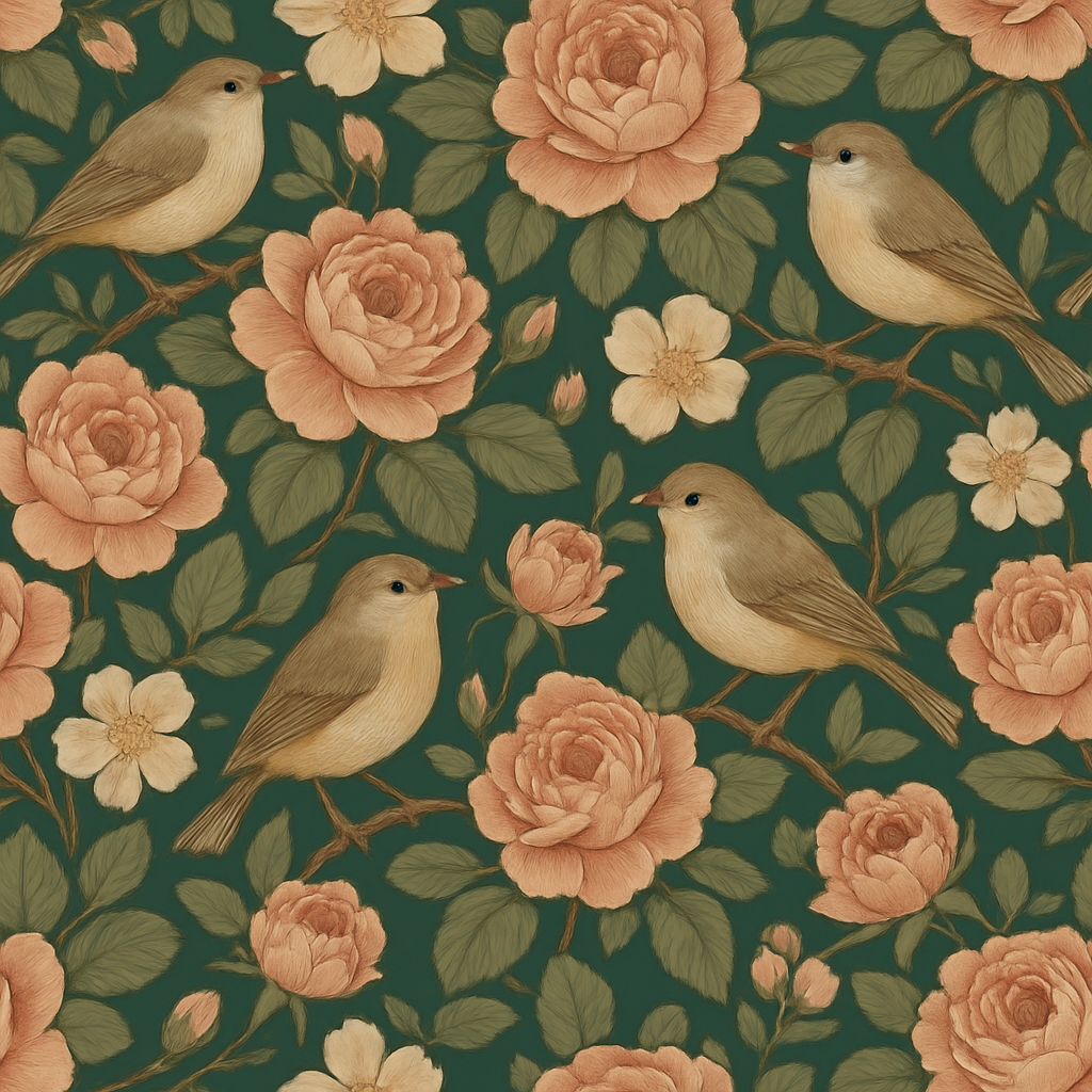 Birdsong Manor Wallpaper