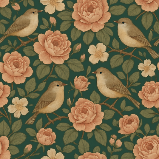 Birdsong Manor Wallpaper