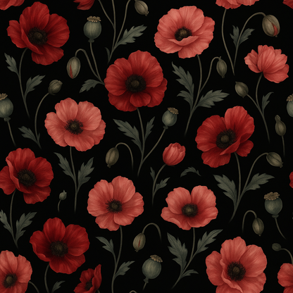 Poppy Fields Wallpaper