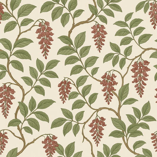 Wine & Willow Wallpaper