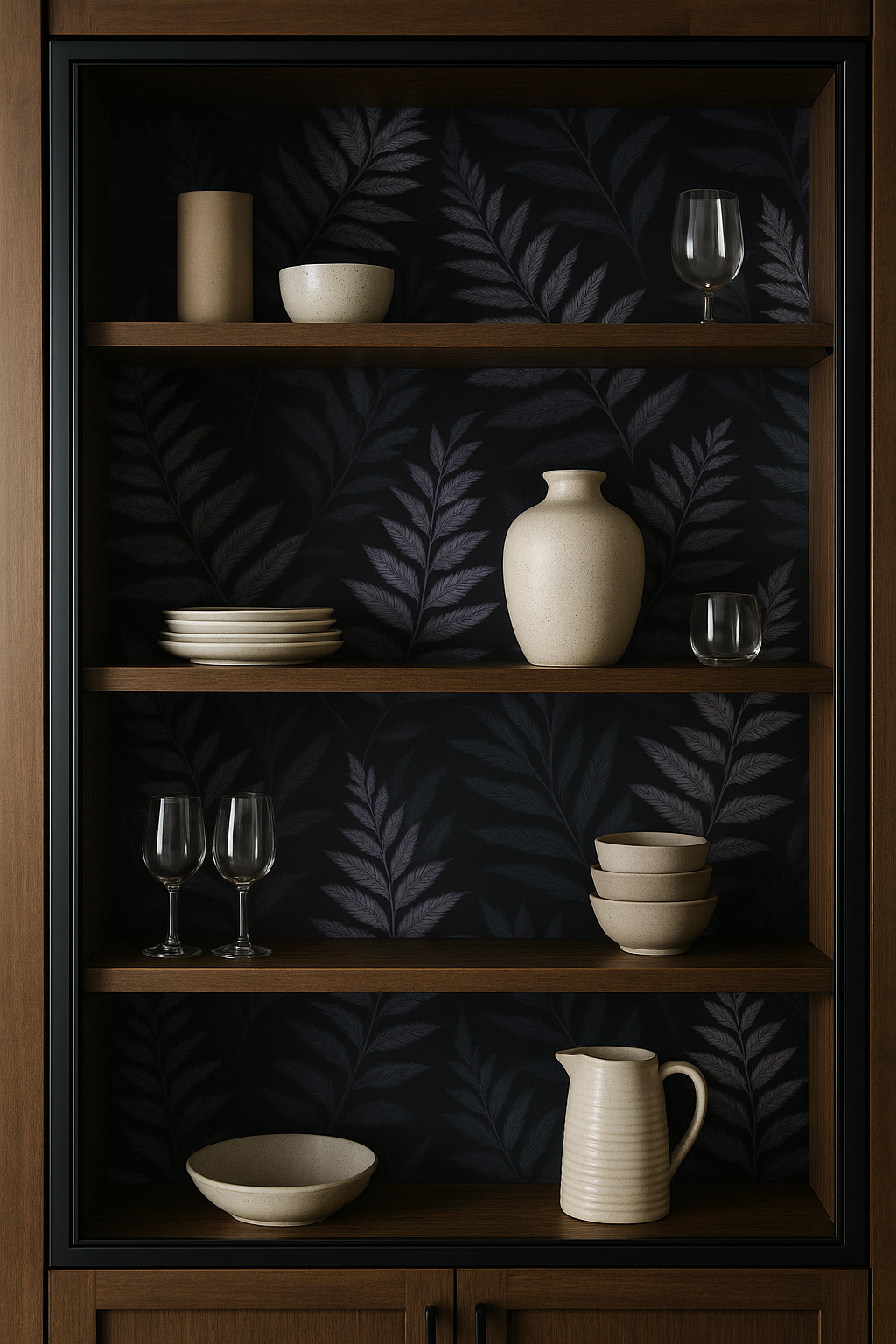 Twilight Fern Wallpaper