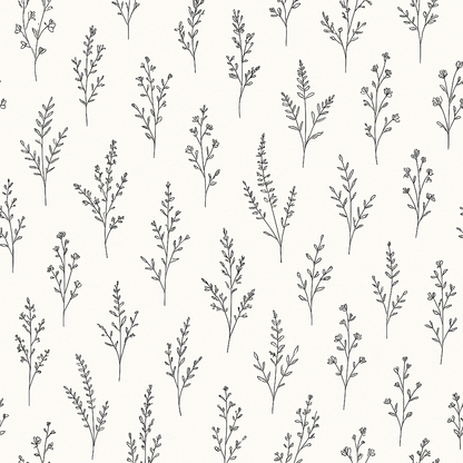 Botanical Linework Wallpaper